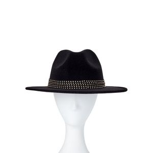 Black multi strand rancher hat